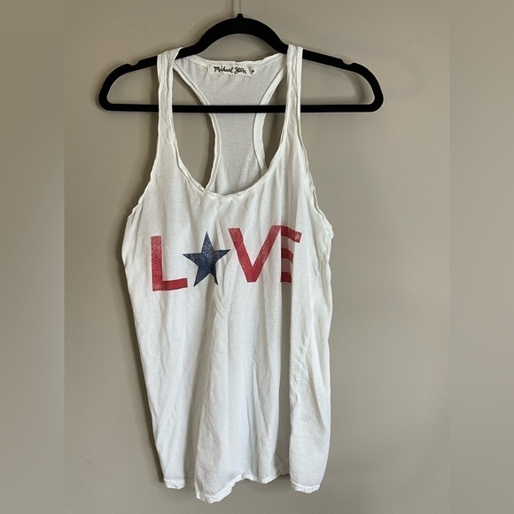 Michael Stars ‘Love’ USA Tank Top OS - Picture 1 of 9